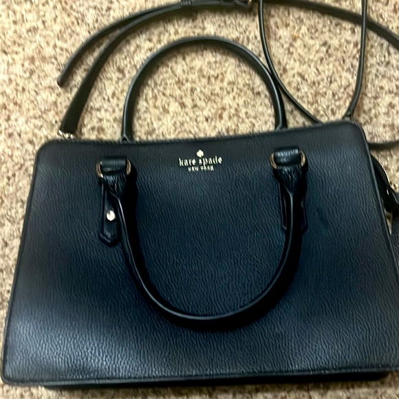 Kate Spade Black Leather Handbag - Picture 1 of 5